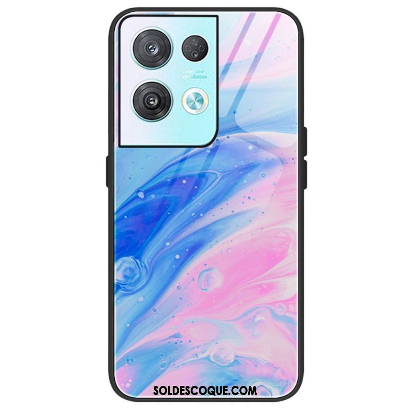 Coque Oppo Reno 8 Pro Verre Trempé Marble Colors