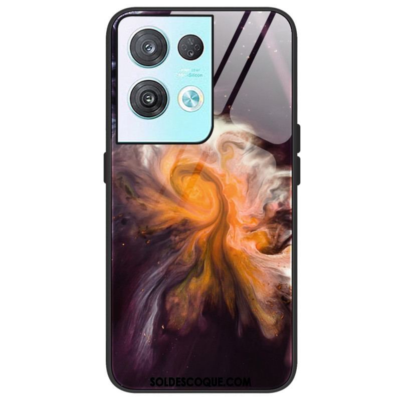 Coque Oppo Reno 8 Pro Verre Trempé Marble Colors