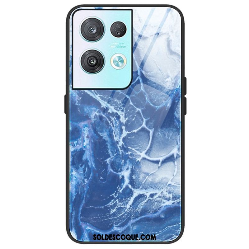 Coque Oppo Reno 8 Pro Verre Trempé Marble Colors