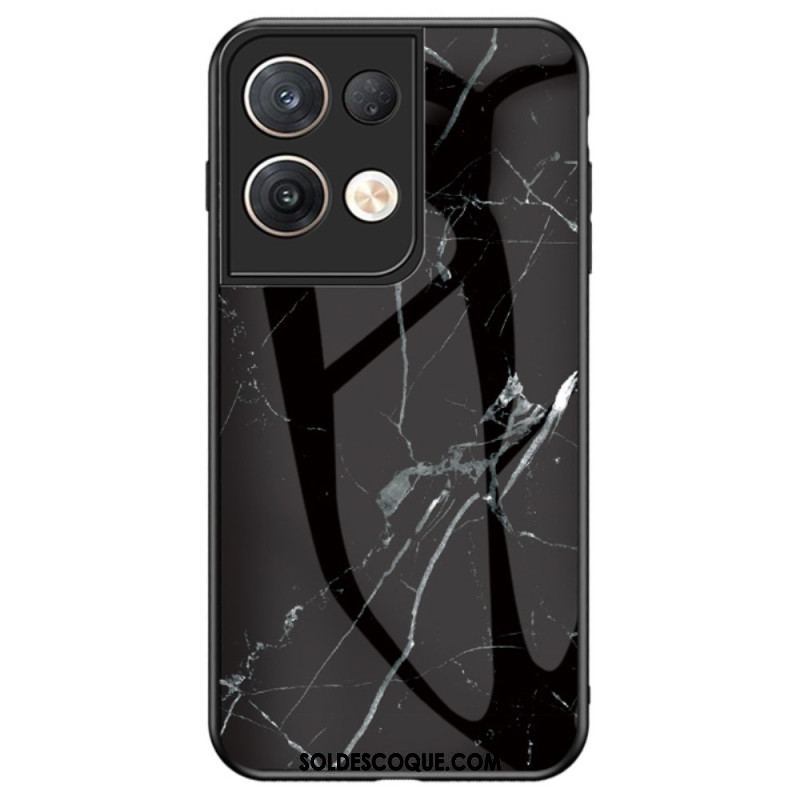 Coque Oppo Reno 8 Pro Verre Trempé Marbre