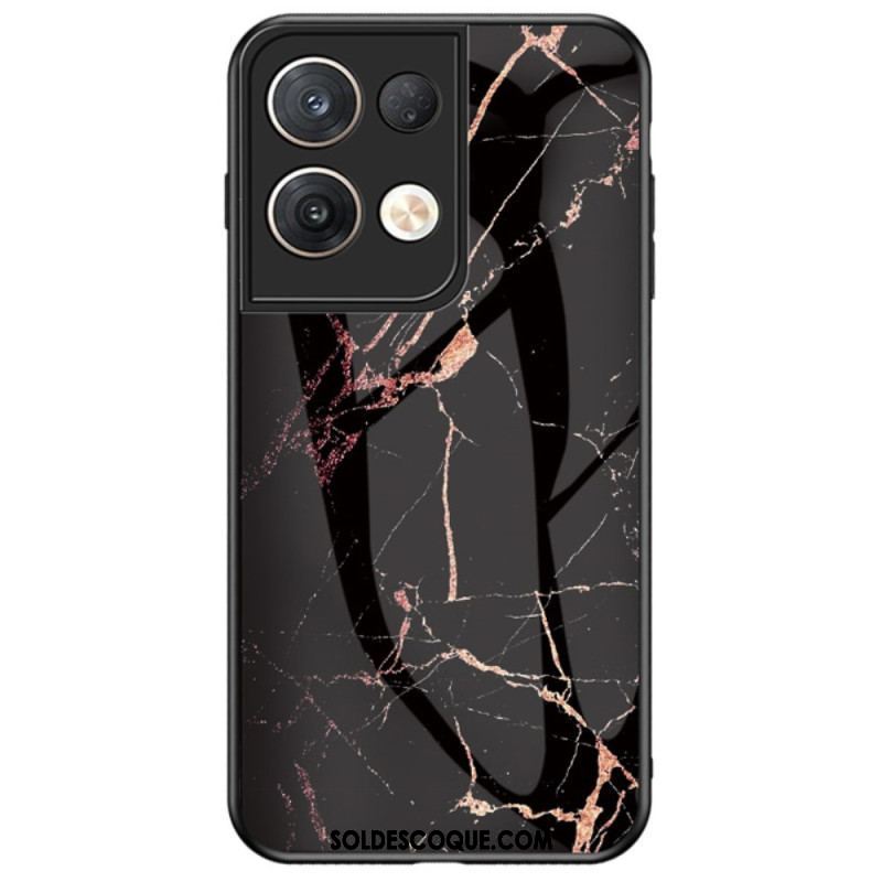 Coque Oppo Reno 8 Pro Verre Trempé Marbre