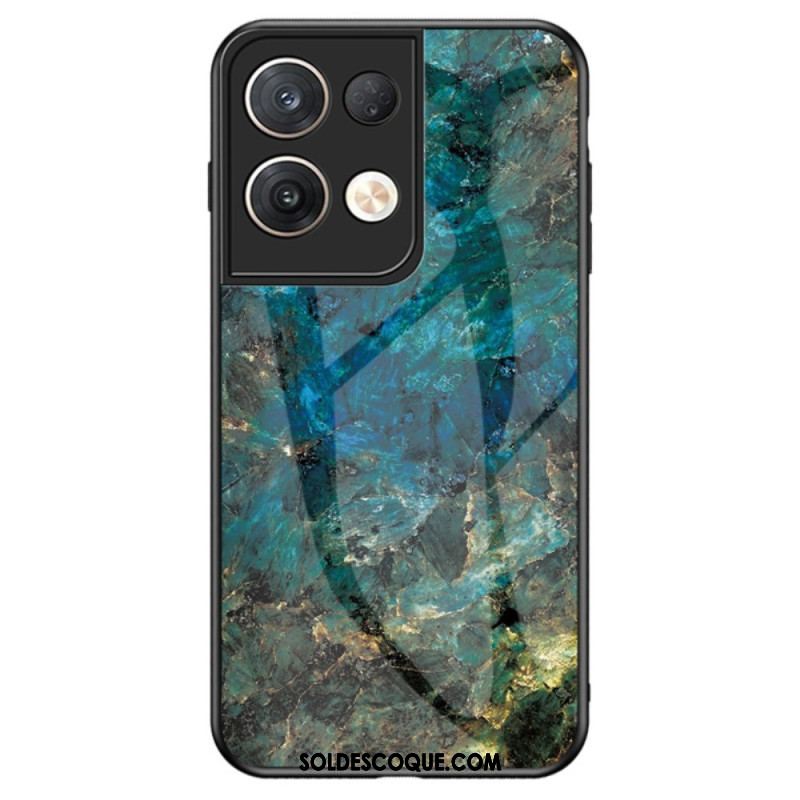 Coque Oppo Reno 8 Pro Verre Trempé Marbre