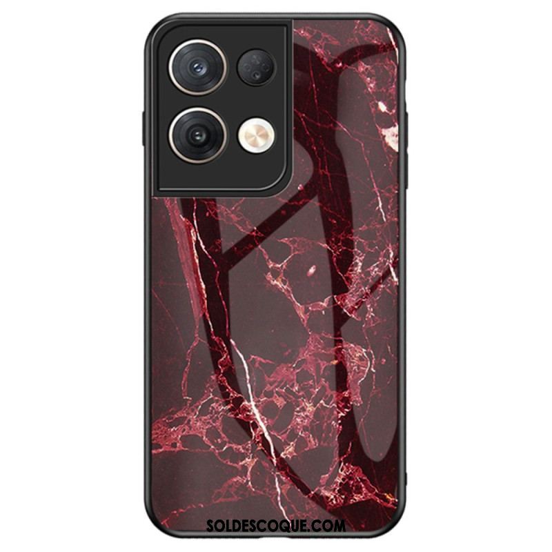 Coque Oppo Reno 8 Pro Verre Trempé Marbre