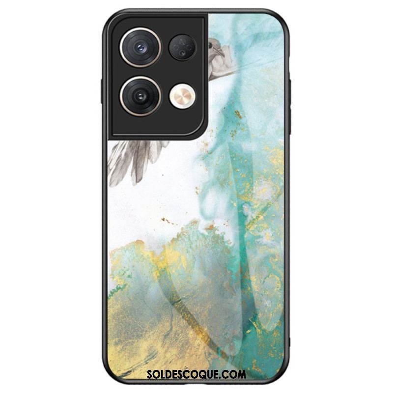 Coque Oppo Reno 8 Pro Verre Trempé Marbre