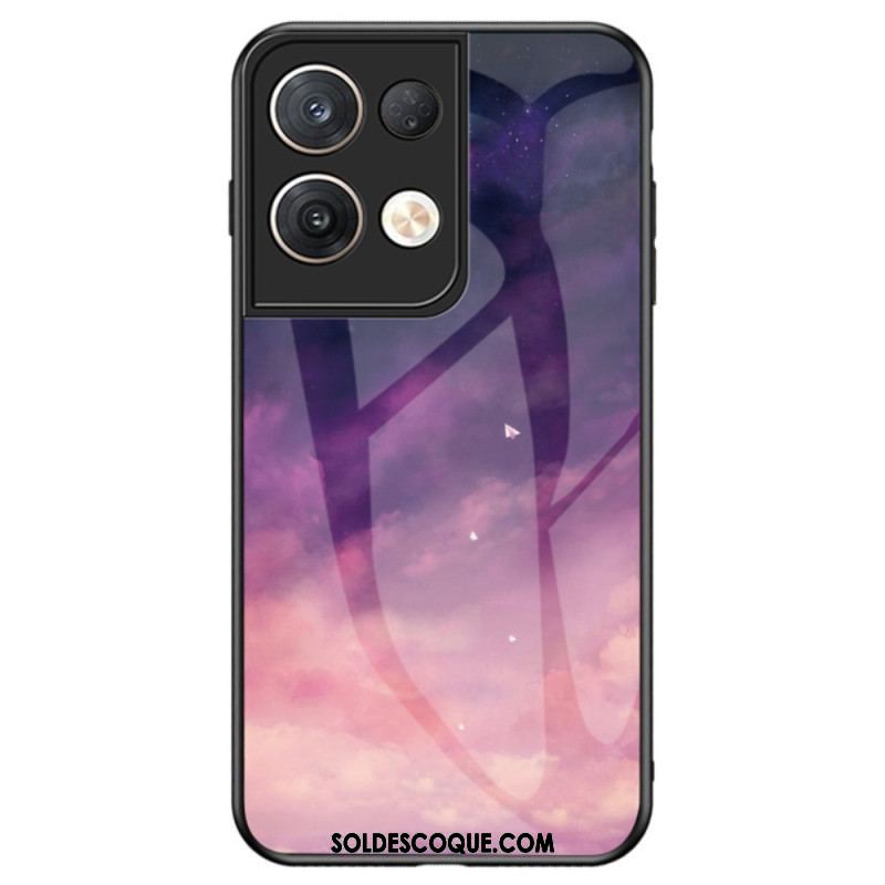 Coque Oppo Reno 8 Pro Verre Trempé Motif