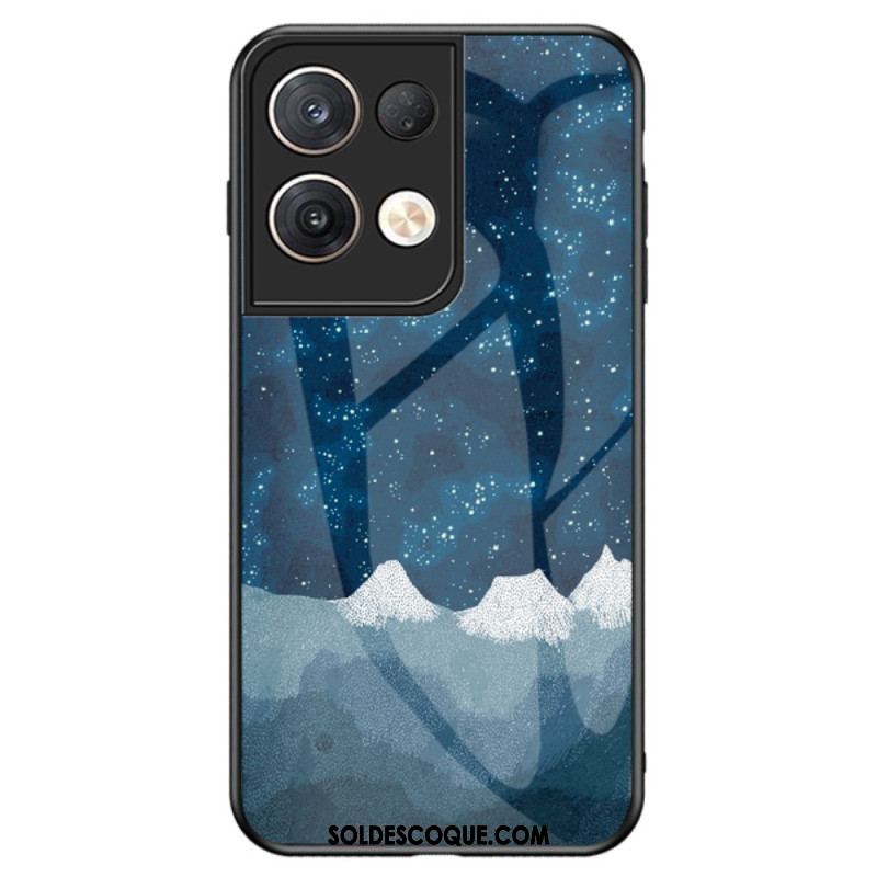 Coque Oppo Reno 8 Pro Verre Trempé Motif