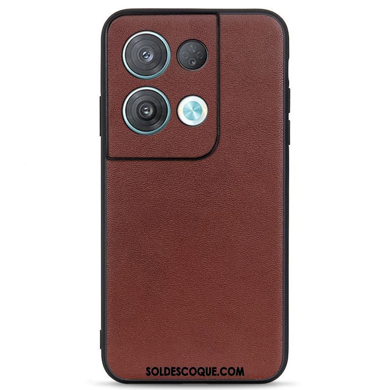 Coque Oppo Reno 8 Pro Vrai Cuir