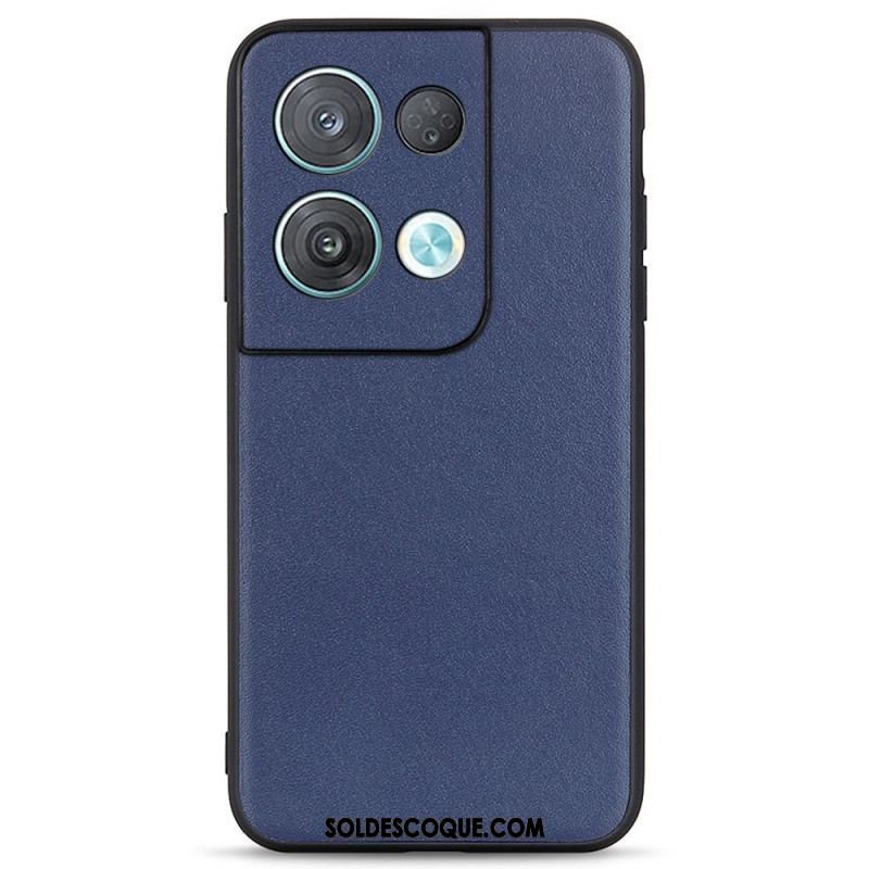 Coque Oppo Reno 8 Pro Vrai Cuir