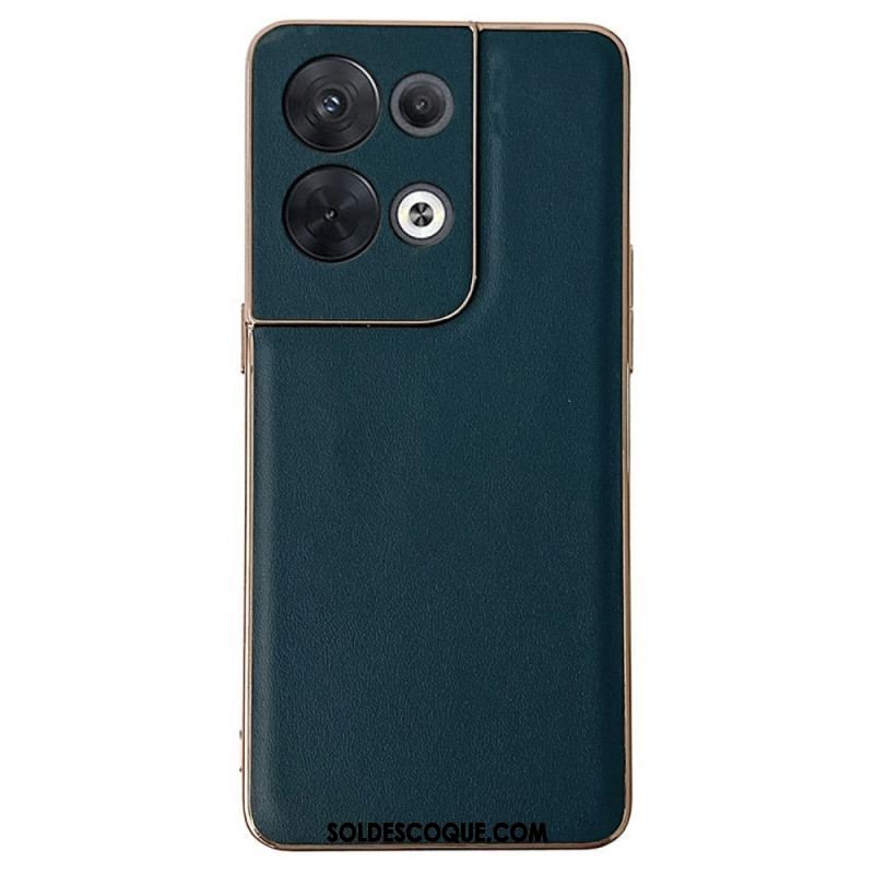 Coque Oppo Reno 8 Pro Véritable Cuir Premium