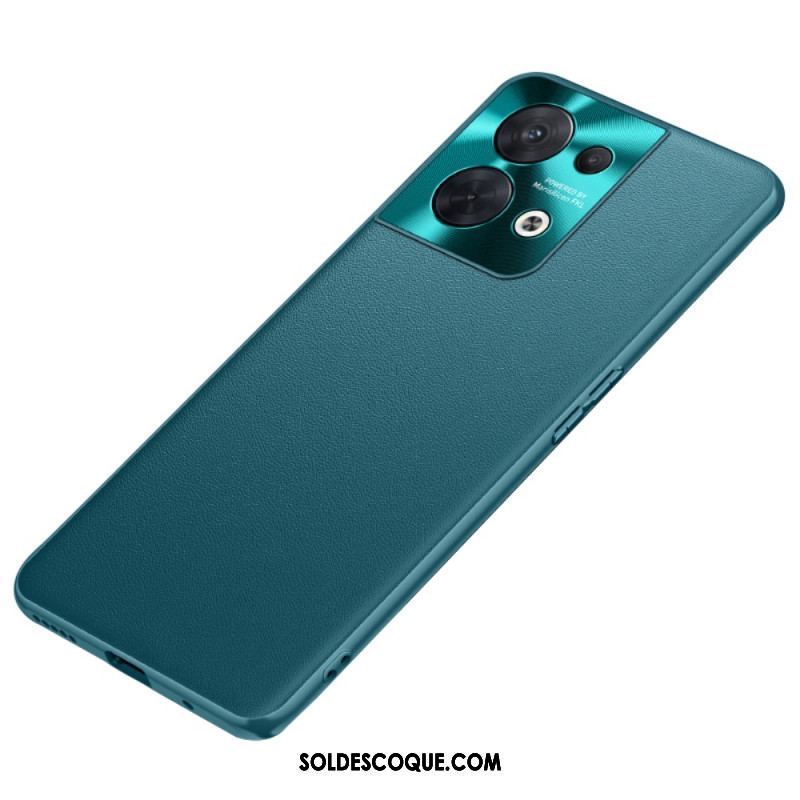 Coque Oppo Reno 8 Simili Cuir Haut de Gamme