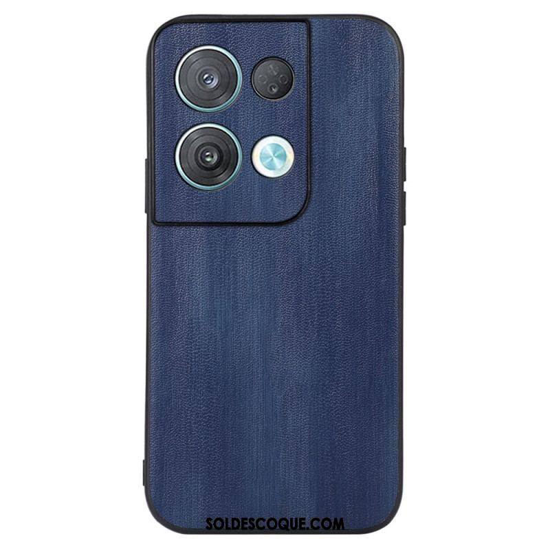 Coque Oppo Reno 8 Simili Cuir Texturé