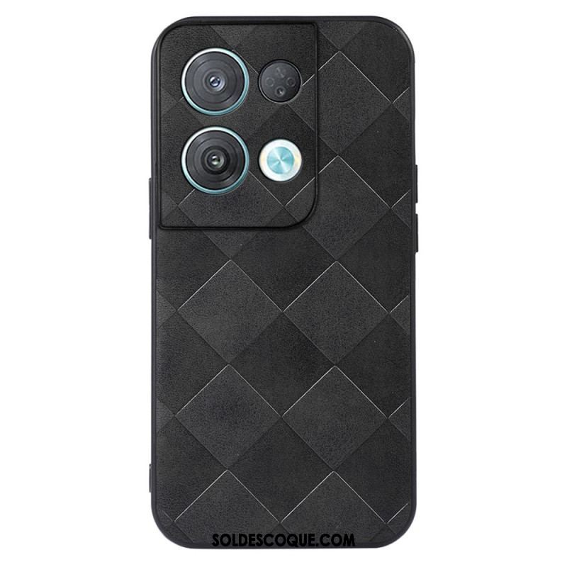 Coque Oppo Reno 8 Style Tissé