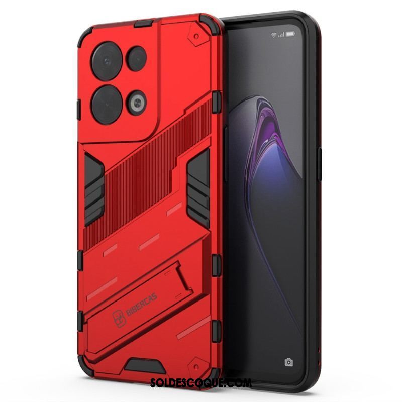 Coque Oppo Reno 8 Support Amovible Deux Positions Mains Libres