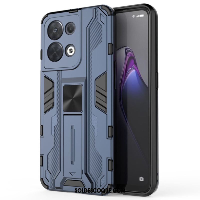 Coque Oppo Reno 8 Support Amovible Vertical et Horizontal