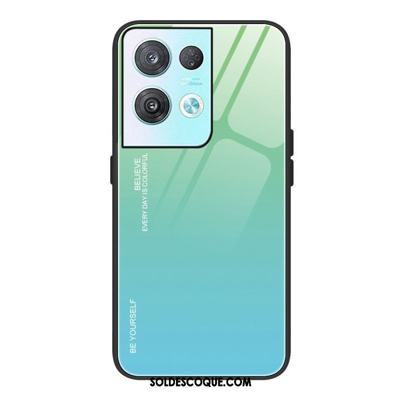 Coque Oppo Reno 8 Verre Trempé Be Yourself