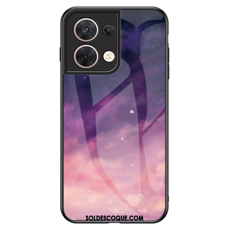 Coque Oppo Reno 8 Verre Trempé Motif