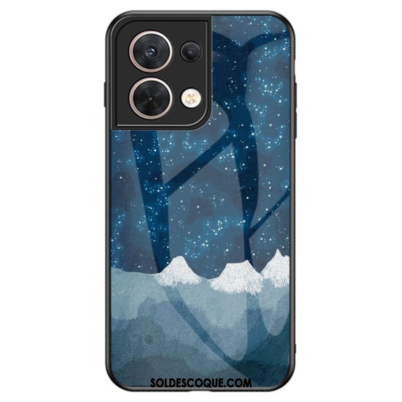 Coque Oppo Reno 8 Verre Trempé Motif