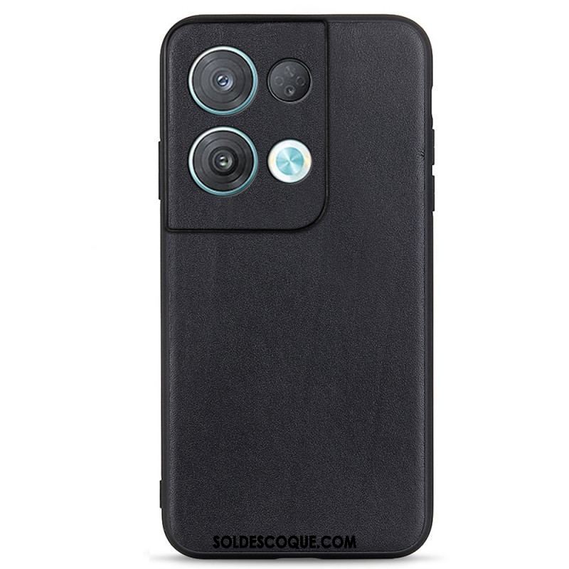 Coque Oppo Reno 8 Vrai Cuir