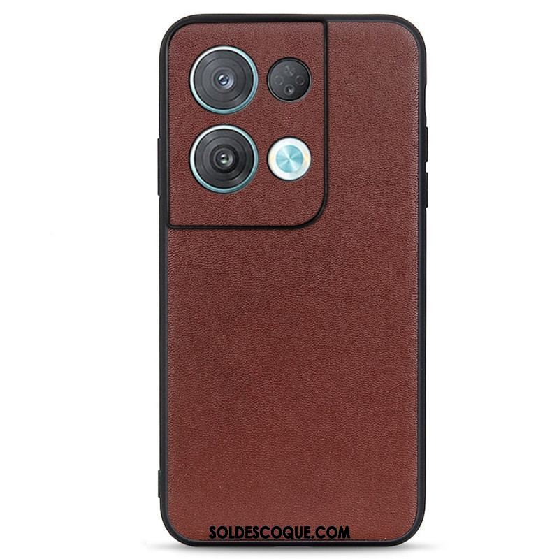 Coque Oppo Reno 8 Vrai Cuir