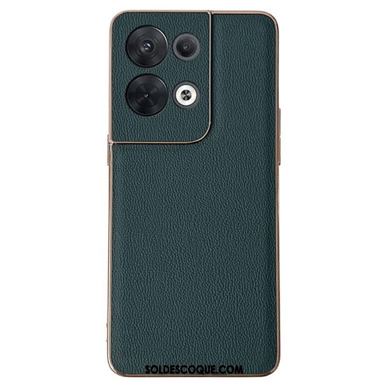 Coque Oppo Reno 8 Vrai Cuir Premium