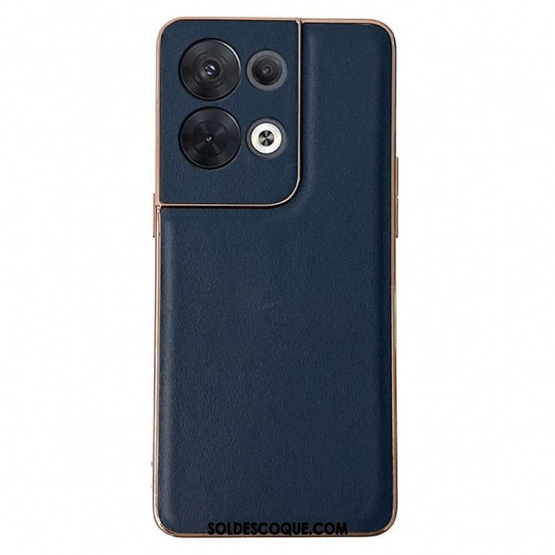 Coque Oppo Reno 8 Véritable Cuir Premium