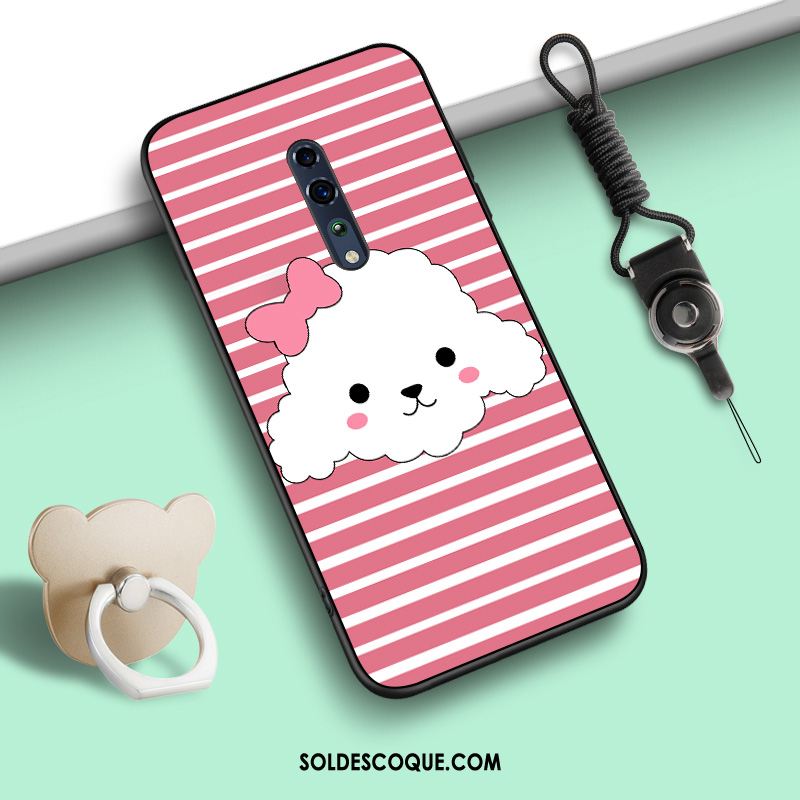 Coque Oppo Reno Z Anneau Fluide Doux Protection Silicone Téléphone Portable Soldes