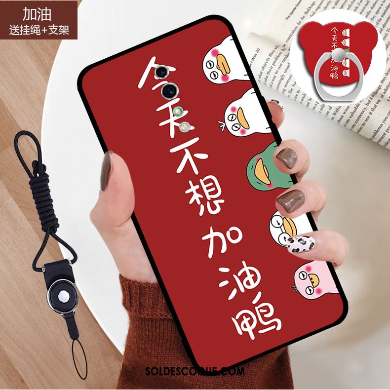 Coque Oppo Reno Z Charmant Frais Anneau Fluide Doux Téléphone Portable Soldes