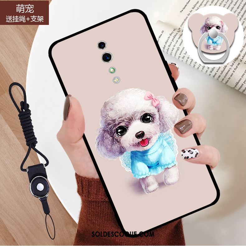 Coque Oppo Reno Z Charmant Frais Anneau Fluide Doux Téléphone Portable Soldes