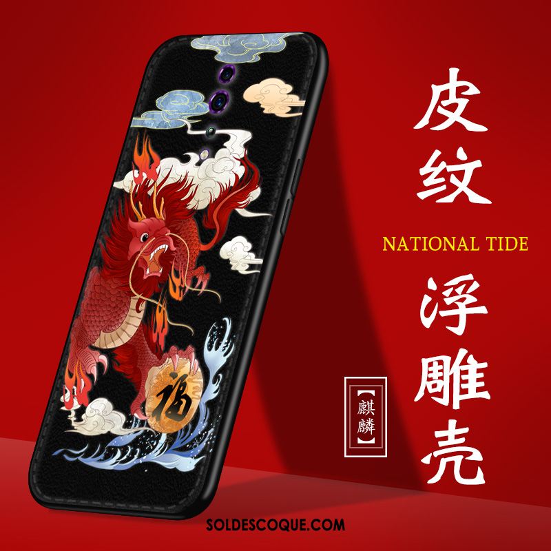 Coque Oppo Reno Z Créatif Incassable Tendance Style Chinois Protection En Ligne