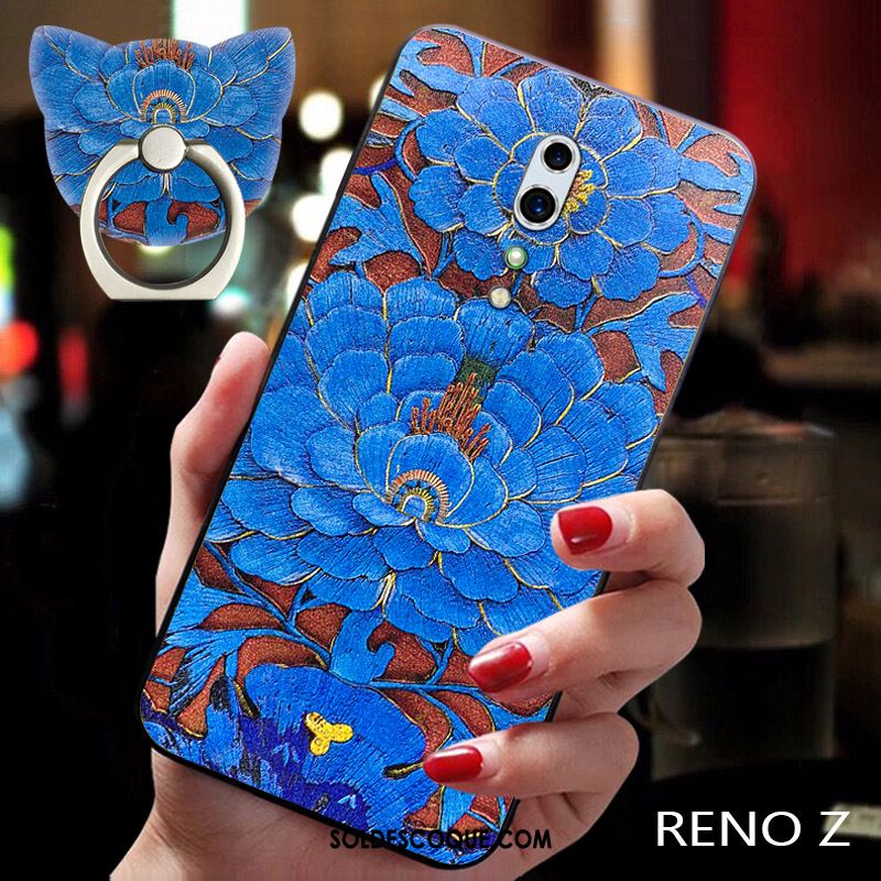 Coque Oppo Reno Z Créatif Nouveau Très Mince Net Rouge Marque De Tendance En Ligne