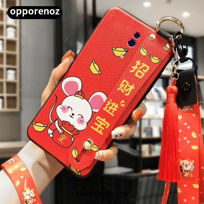 Coque Oppo Reno Z Nouveau Téléphone Portable Incassable Tempérer Rat Pas Cher