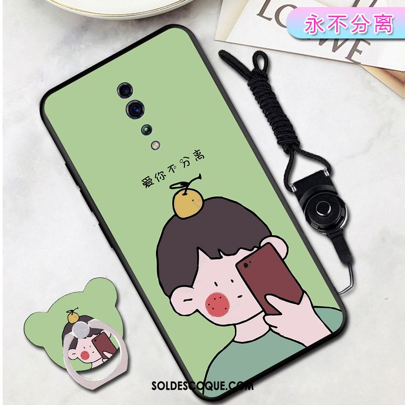 Coque Oppo Reno Z Ornements Suspendus Tempérer Support Protection Téléphone Portable Pas Cher