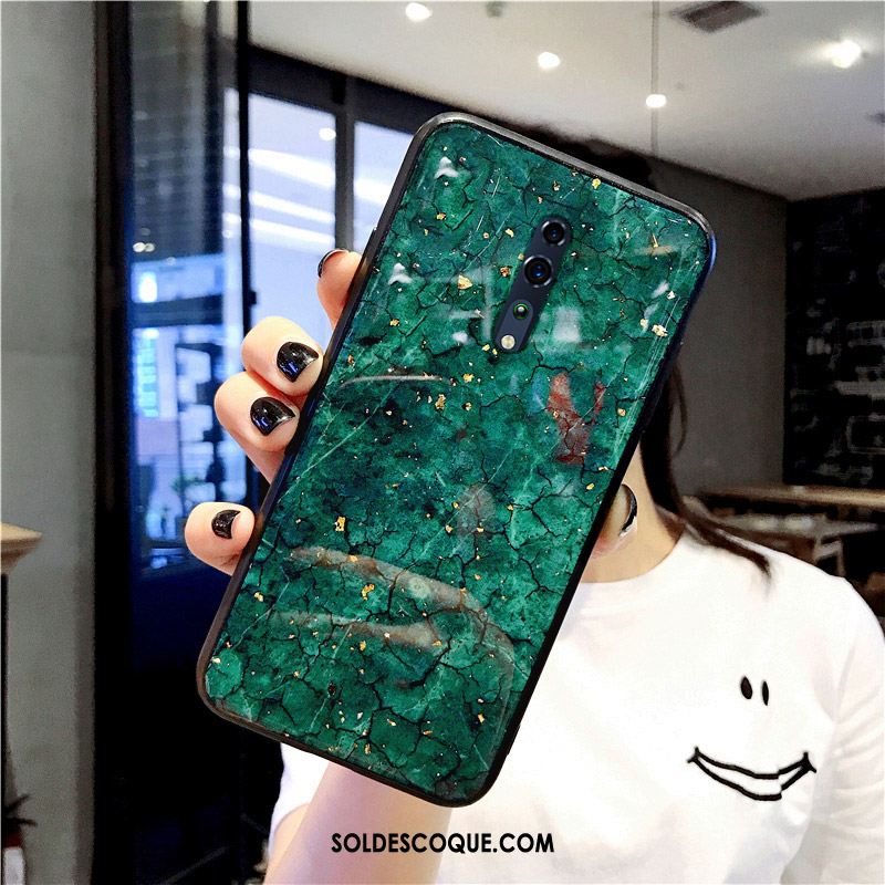 Coque Oppo Reno Z Silicone Net Rouge Modèle Fleurie Étui Fluide Doux Housse En Vente