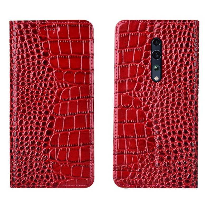 Coque Oppo Reno Z Tout Compris Crocodile Téléphone Portable Incassable Grand Housse Pas Cher