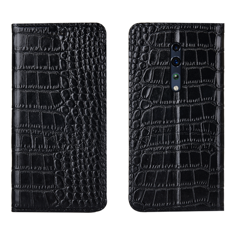 Coque Oppo Reno Z Tout Compris Crocodile Téléphone Portable Incassable Grand Housse Pas Cher