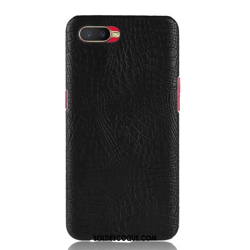 Coque Oppo Rx17 Neo Modèle Fleurie Cuir Téléphone Portable Incassable Crocodile Pas Cher