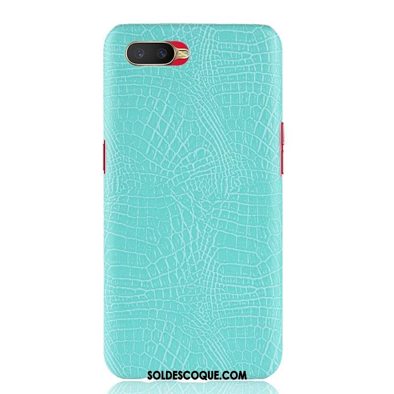 Coque Oppo Rx17 Neo Modèle Fleurie Cuir Téléphone Portable Incassable Crocodile Pas Cher