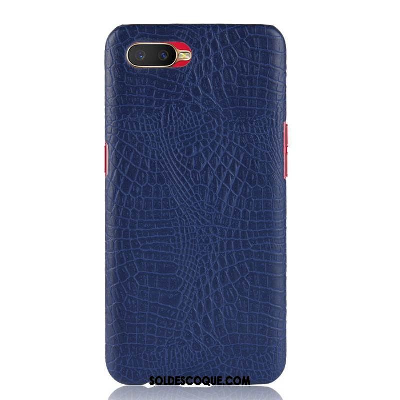 Coque Oppo Rx17 Neo Modèle Fleurie Cuir Téléphone Portable Incassable Crocodile Pas Cher