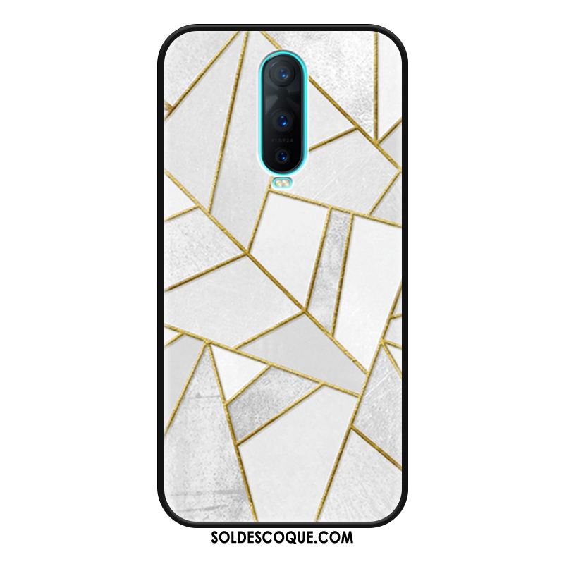 Coque Oppo Rx17 Pro Créatif Géométrie Étui Vert Tendance Pas Cher