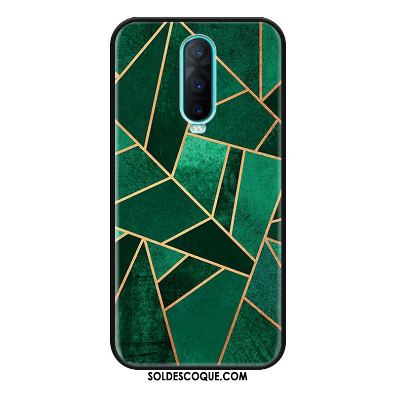 Coque Oppo Rx17 Pro Créatif Géométrie Étui Vert Tendance Pas Cher