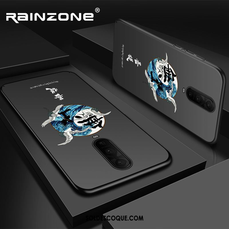 Coque Oppo Rx17 Pro Incassable Marque De Tendance Bleu Net Rouge Téléphone Portable Housse Pas Cher