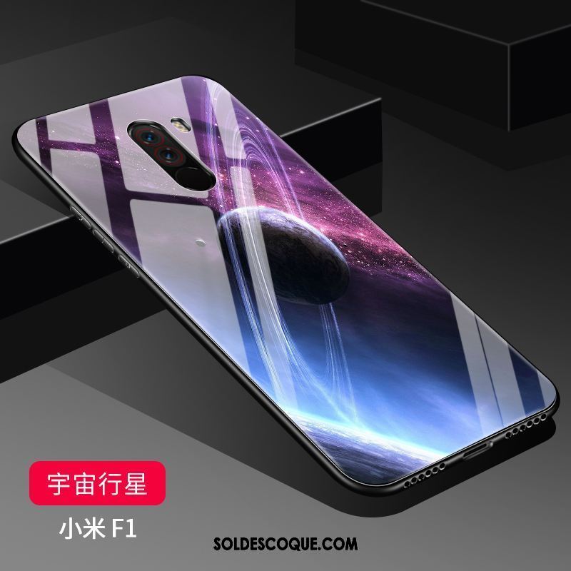 Coque Pocophone F1 Bleu Personnalité Incassable Nouveau Créatif En Ligne