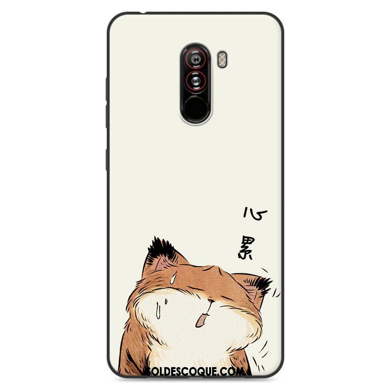 Coque Pocophone F1 Créatif Protection Charmant Fluide Doux Petit Pas Cher