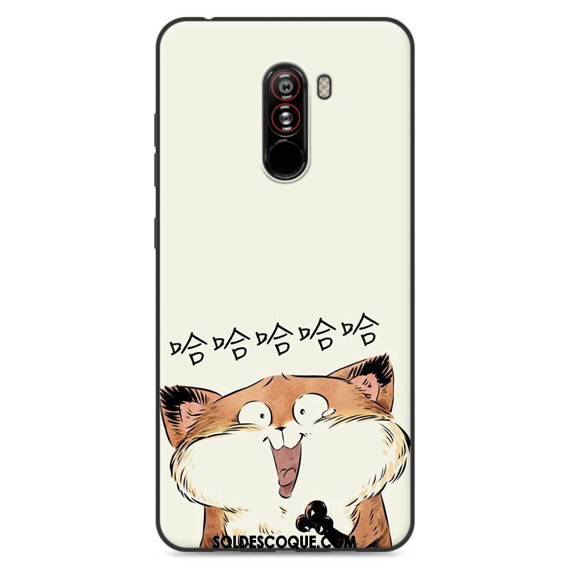 Coque Pocophone F1 Créatif Protection Charmant Fluide Doux Petit Pas Cher