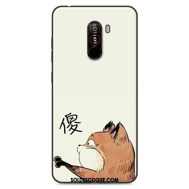 Coque Pocophone F1 Créatif Protection Charmant Fluide Doux Petit Pas Cher