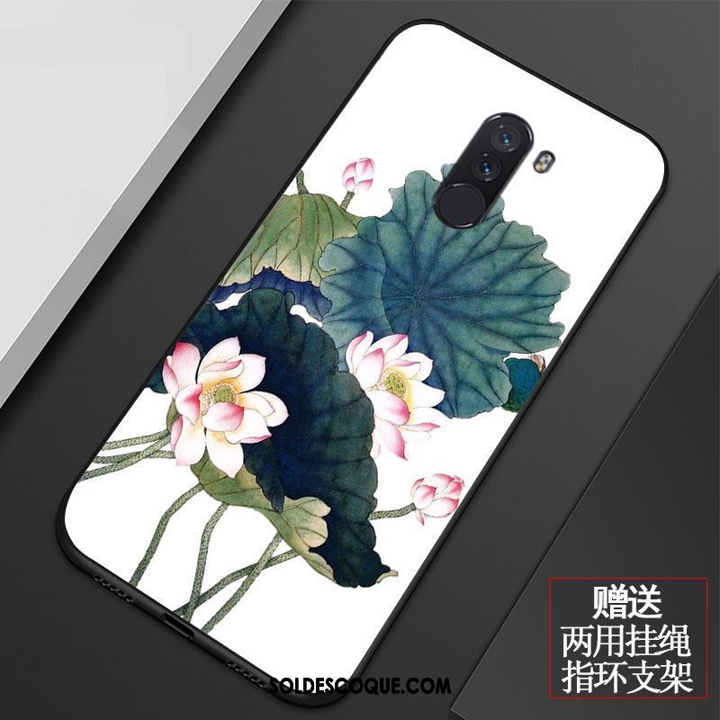 Coque Pocophone F1 Fluide Doux Art Téléphone Portable Tout Compris Simple En Vente