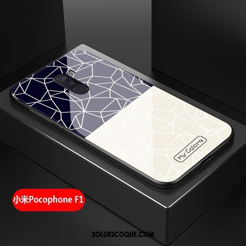 Coque Pocophone F1 Incassable Difficile Silicone Tout Compris Noir Soldes