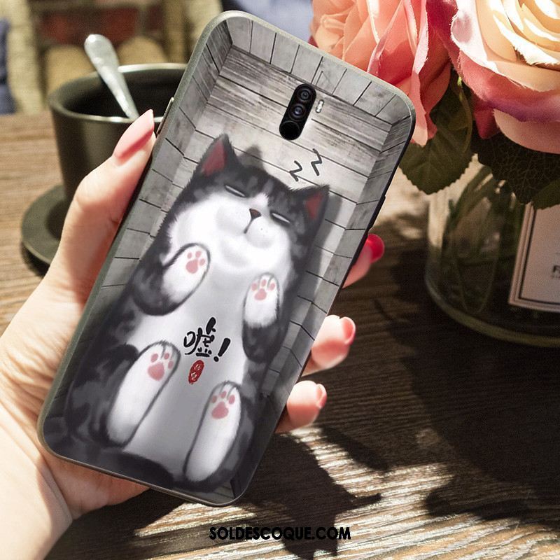 Coque Pocophone F1 Incassable Téléphone Portable Silicone Mignonne Fluide Doux En Vente