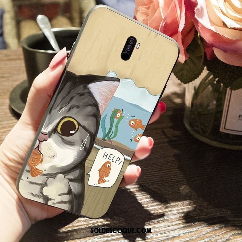 Coque Pocophone F1 Incassable Téléphone Portable Silicone Mignonne Fluide Doux En Vente