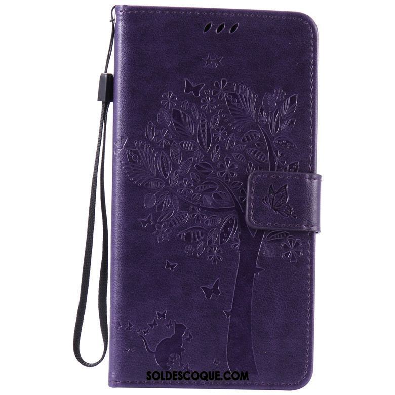 Coque Pocophone F1 Incassable Étui En Cuir Étoile Téléphone Portable Violet Housse En Ligne